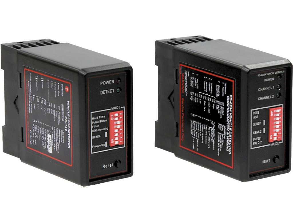 地磁感应检测器 LOOP-1 和 LOOP-2